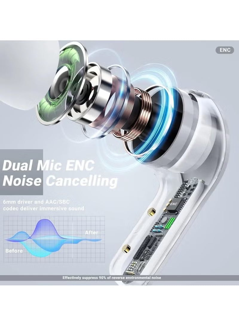 T6 Crystal Wireless Earphones